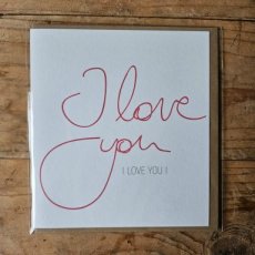 I love you
