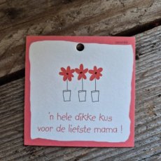 'n hele dikke kus voor de liefste mama!