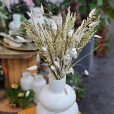 509 Wit droogbloemen boeket