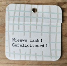 K08 Nieuwe Zaak! Gefeliciteerd