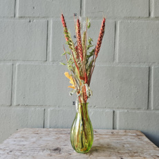 D06 Vaasje met droogbloemen Herfst