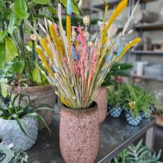 5DRBL Droogbloemen boeket zomerse mix