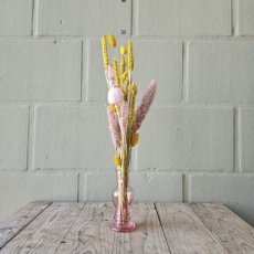 D07 Zachte Wildernis vaasje met droogbloemen