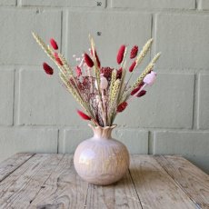 D19 Oergezellig vaasje met droogbloemen