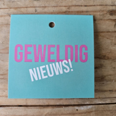 K21 Geweldig Nieuws!