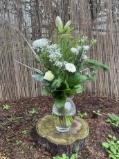 Witte Hemel Kerstboeket M