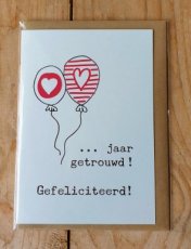 ... jaar getrouwd